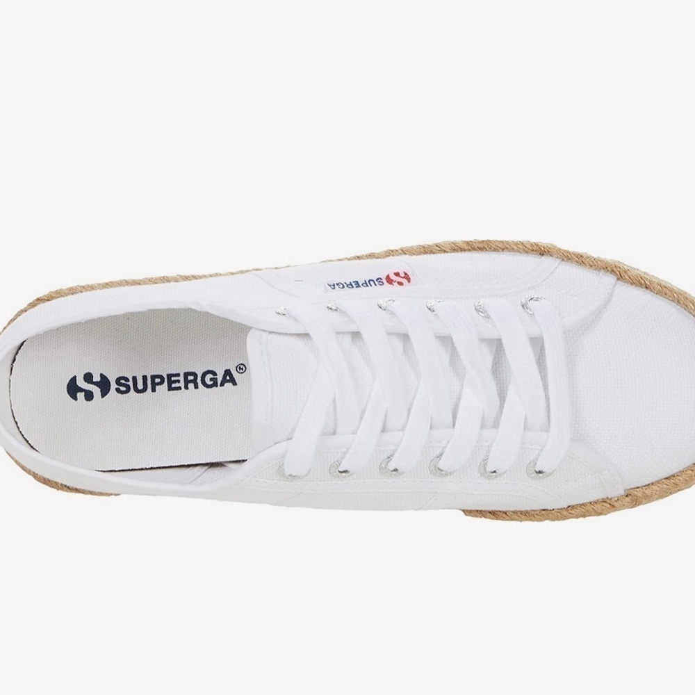 SUPERGA Rope Espadrille Platform Sneakers